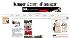Desktop Screenshot of kempercountymessenger.com